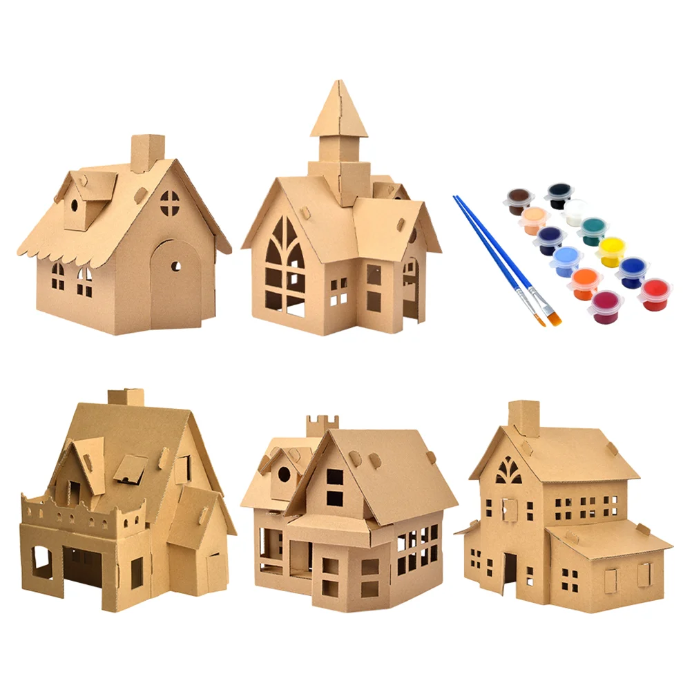 House Christmas Cardboard Diy Village Puzzle3D Craft Wooden Houses Led Unfinished Decoration City Wood Holiday Painting Toydecor
House Christmas Cardboard Diy Village Puzzle3D Craft Wooden Houses Led Unfinished Decoration City Wood Holiday Painting Toydecor