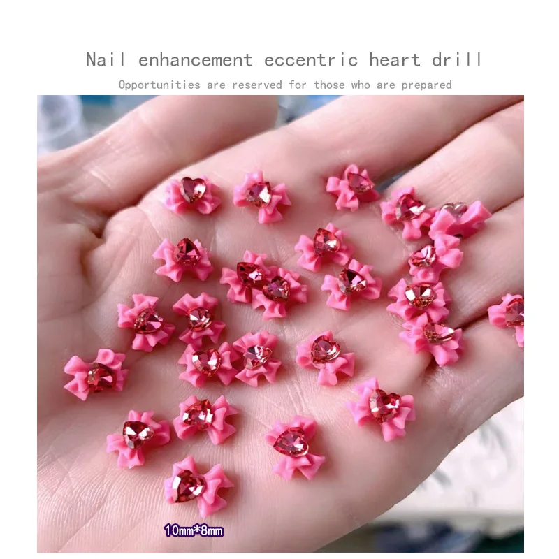 10pcs Red Bow Nail Art Charms 3D 4Colors Bowknot Nail Decorations With Heart Grms Rhinestones DIY Manicure Korean Accessories
10pcs Red Bow Nail Art Charms 3D 4Colors Bowknot Nail Decorations With Heart Grms Rhinestones DIY Manicure Korean Accessories