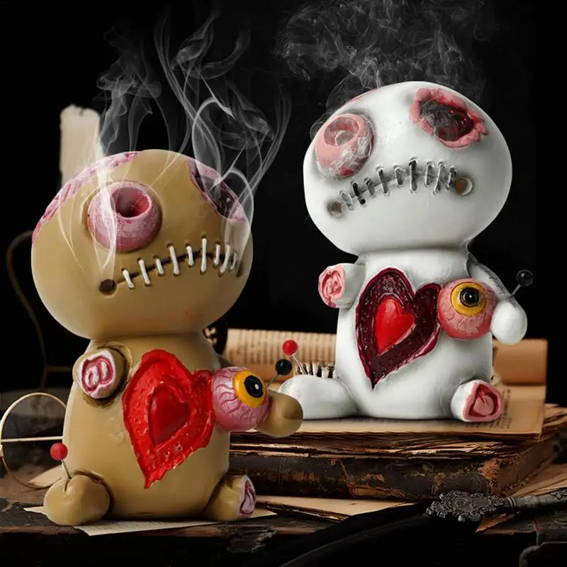 Voodoo Incense Burner Gothic Burner Cone Holder Incense Holders Smoke Coming Out Of The Eyes And The Mouth Desktop Yoga Ornament
Voodoo Incense Burner Gothic Burner Cone Holder Incense Holders Smoke Coming Out Of The Eyes And The Mouth Desktop Yoga Ornament