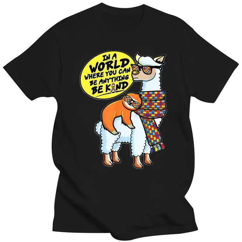 New Autism Awareness Sloth Riding Llama Autism Be Kind T Shirt Tee Shirt Spring Autumn Funny Casual Create Plus Size 5xl Shirt 
New Autism Awareness Sloth Riding Llama Autism Be Kind T Shirt Tee Shirt Spring Autumn Funny Casual Create Plus Size 5xl Shirt