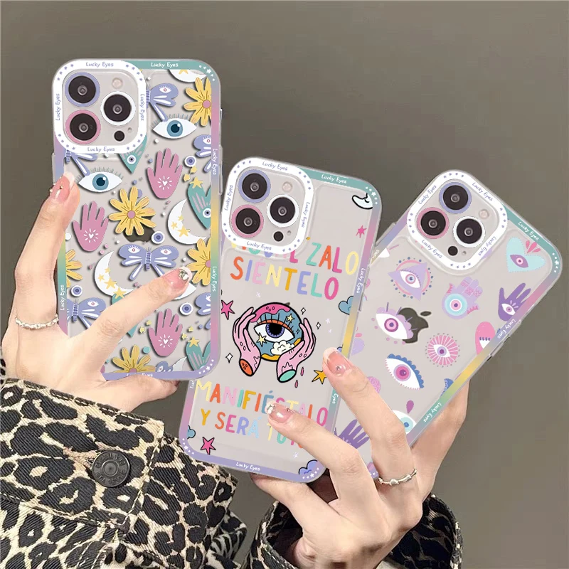 Funny Turkish Lucky Blue Evil Eye Phone Case For IPhone 13 14 Pro Max XS XR 12 11 Pro 13 Mini 6 7 8 Plus Soft Clear Back Cover
Funny Turkish Lucky Blue Evil Eye Phone Case For IPhone 13 14 Pro Max XS XR 12 11 Pro 13 Mini 6 7 8 Plus Soft Clear Back Cover