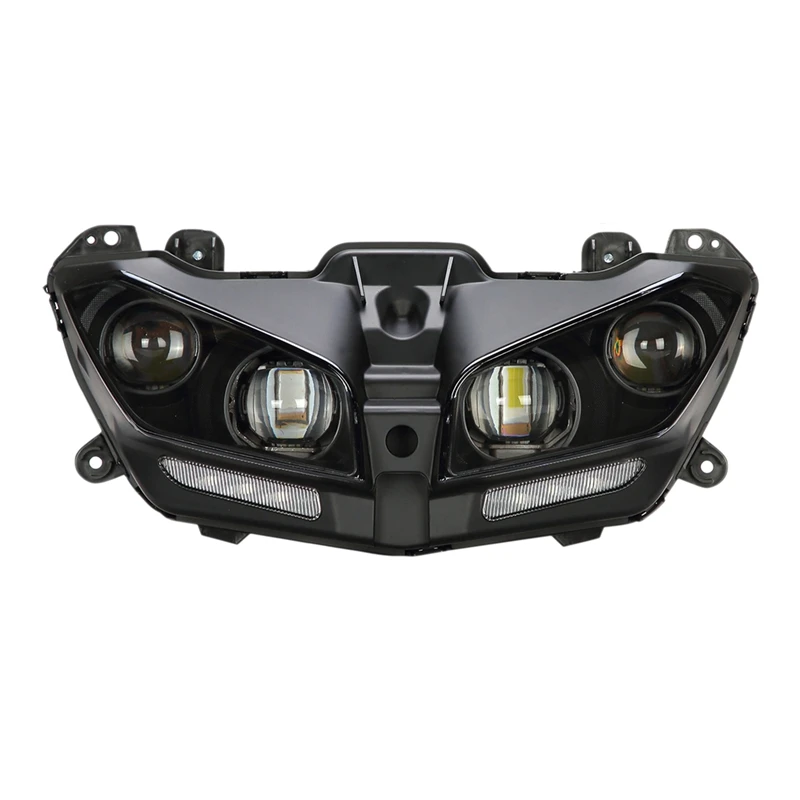 Мотоциклетная фара с лампочкой в сборе для YAMAHA MT09 MT 09 MT-09 2017-2020, светодиодная фара DRL, передняя фара
Мотоциклетная фара с лампочкой в сборе для YAMAHA MT09 MT 09 MT-09 2017-2020, светодиодная фара DRL, передняя фара