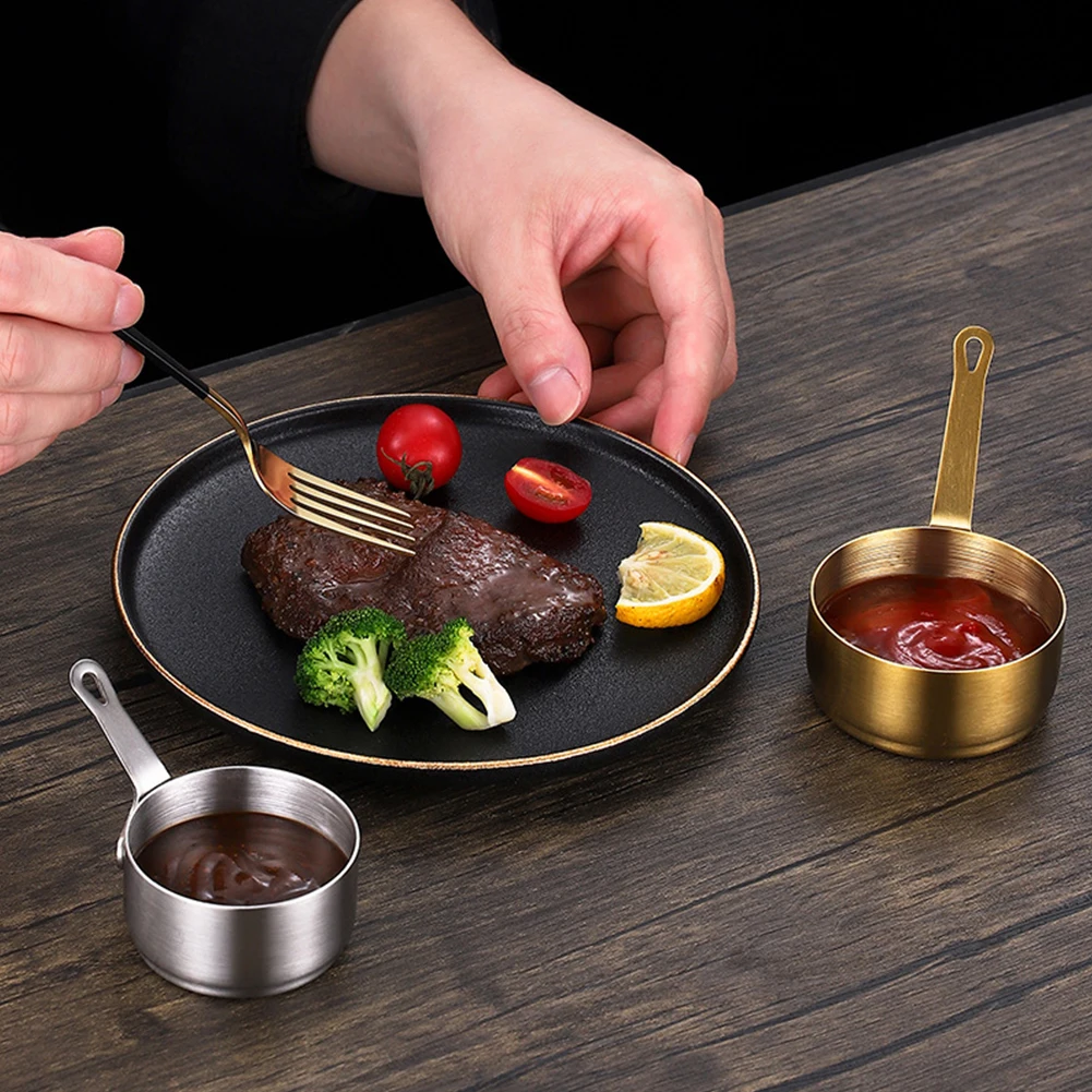Stockpots Sauce Pan 1pcs 60-100ml Cup Kitchen Long Handle Milk Pot Non Stick Small Smooth Edge Stainless Steel
Stockpots Sauce Pan 1pcs 60-100ml Cup Kitchen Long Handle Milk Pot Non Stick Small Smooth Edge Stainless Steel