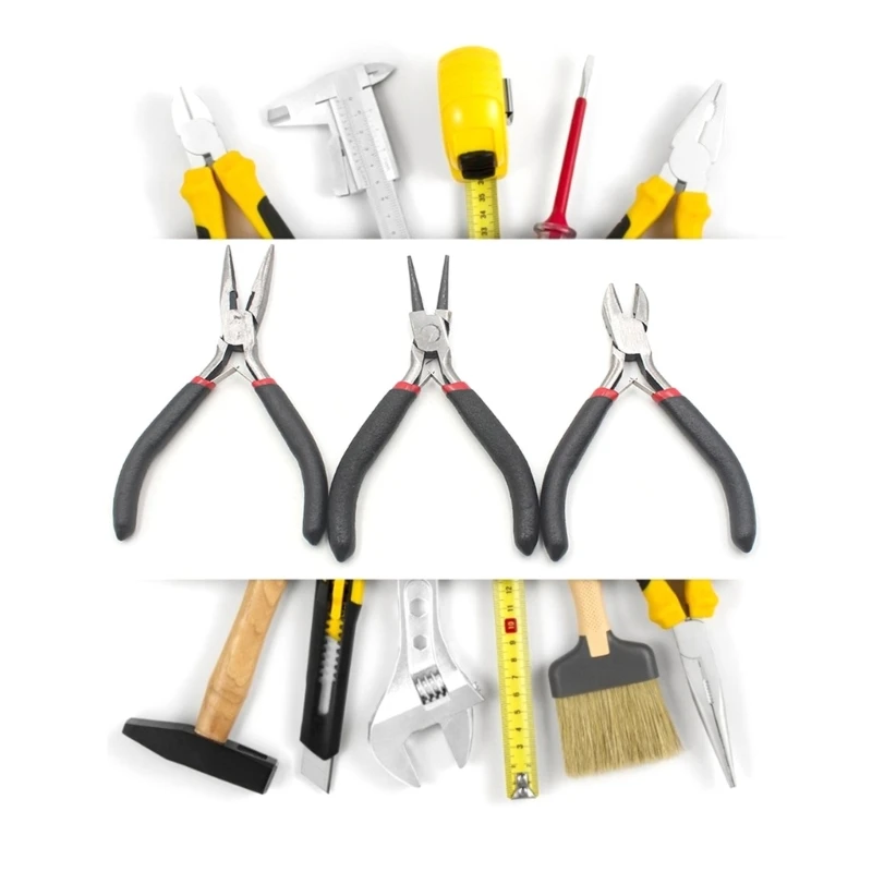 E9LD Needle-Nose Jewelry Pliers Zinc Alloy Round Nose Pointed Nose Cutting Wire Plier
E9LD Needle-Nose Jewelry Pliers Zinc Alloy Round Nose Pointed Nose Cutting Wire Plier