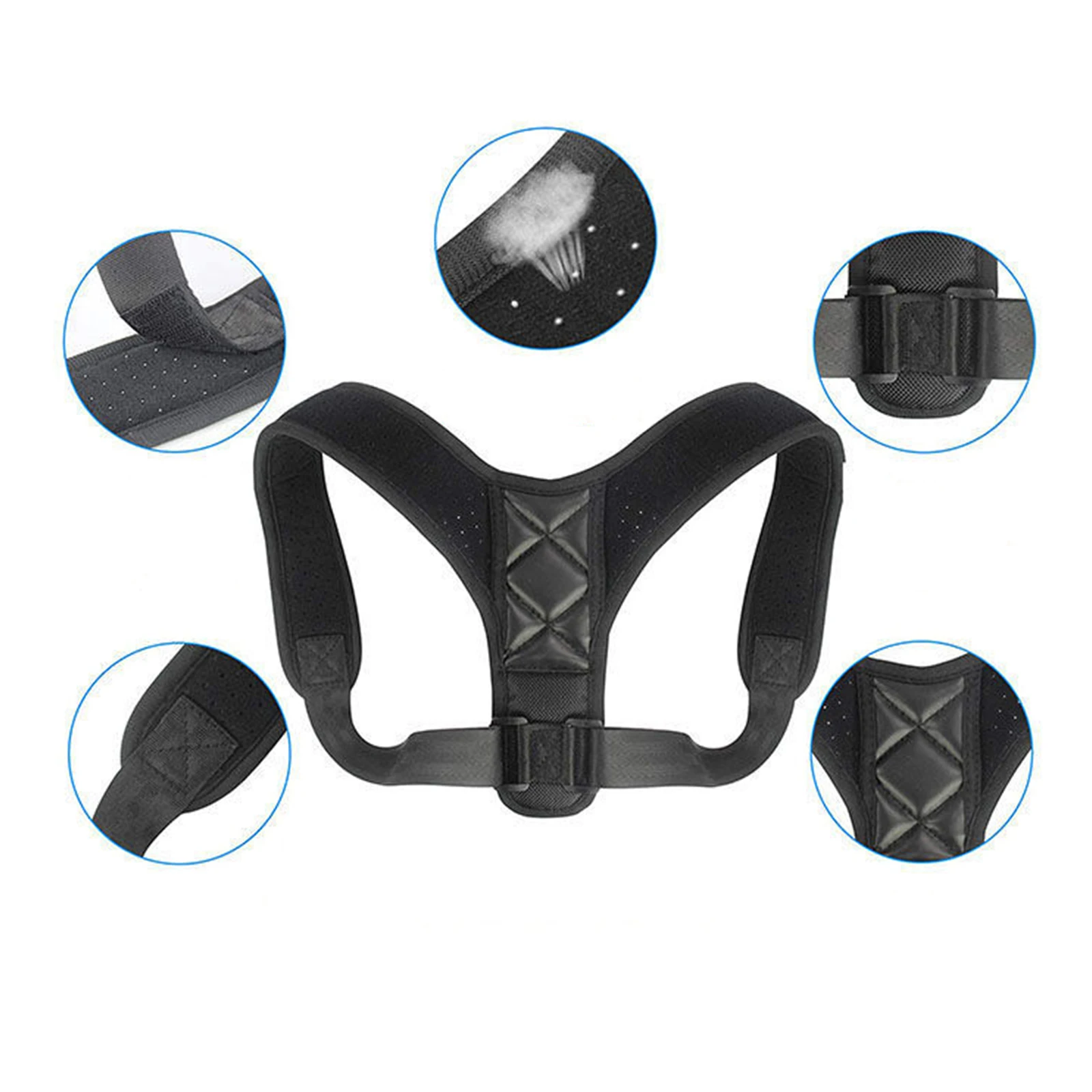 Shoulder Strap Posture Corrector Back Straight Holder For Men And Women Shoulder Girdle Posture Correction Black
Shoulder Strap Posture Corrector Back Straight Holder For Men And Women Shoulder Girdle Posture Correction Black