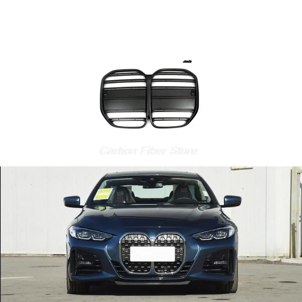 Glossy Black ABS G22 Front Grill Dual Slats Grille for BMW New 4 Series G22 425i 430i 440i M-Sport 2020-2022
Glossy Black ABS G22 Front Grill Dual Slats Grille for BMW New 4 Series G22 425i 430i 440i M-Sport 2020-2022