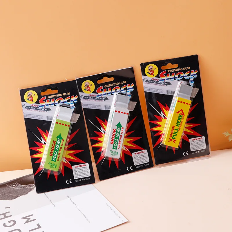 1Pcs/Electric Shock Joke Chewing Gum Pull Head Shocking Toy Gift Gadget Prank Trick Gag Funny
1Pcs/Electric Shock Joke Chewing Gum Pull Head Shocking Toy Gift Gadget Prank Trick Gag Funny