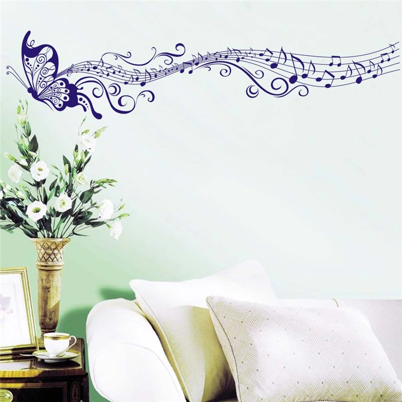 Flying Butterfly Musical Note Pattern Wall Stickers For Store Office Home Decorations Creative Animal Mural Art Diy Pvc Decal 
Flying Butterfly Musical Note Pattern Wall Stickers For Store Office Home Decorations Creative Animal Mural Art Diy Pvc Decal