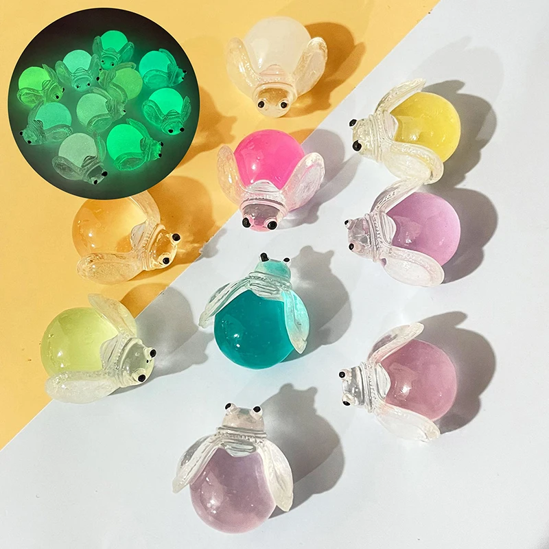 5Pcs Mini Fluorescent Firefly Ornament Miniature Figures Tiny Firefly Resin Handicraft Micro Landscape Decoration Random Color
5Pcs Mini Fluorescent Firefly Ornament Miniature Figures Tiny Firefly Resin Handicraft Micro Landscape Decoration Random Color