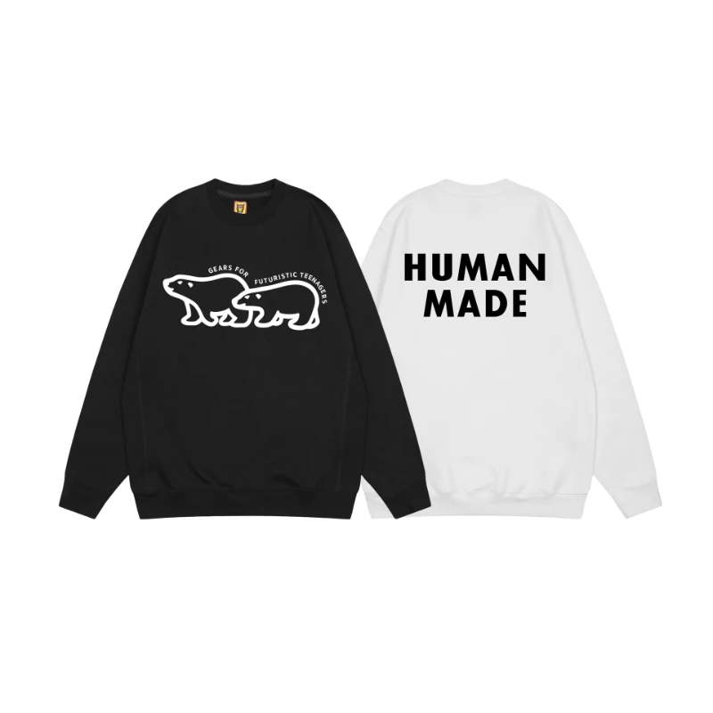 380g Human Made DRYALLS Sweater for Men Women 1:1 Polar Bear Cotton Sweater Heavy Weight Plush Human Made Round Neck Sweater
380g Human Made DRYALLS Sweater for Men Women 1:1 Polar Bear Cotton Sweater Heavy Weight Plush Human Made Round Neck Sweater