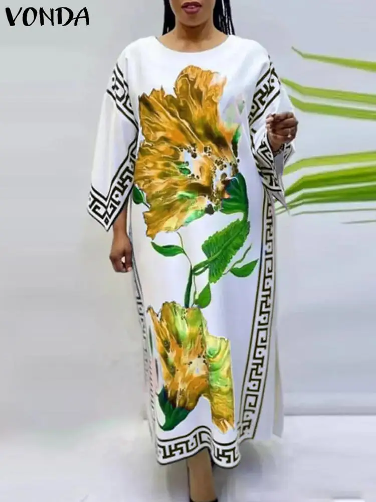 VONDA Women Long Flare Sleeve Maxi Dress Summer Sexy Floral Printed Bohemian Long Sundress 2022 Summer Casual Party Vestidos
VONDA Women Long Flare Sleeve Maxi Dress Summer Sexy Floral Printed Bohemian Long Sundress 2022 Summer Casual Party Vestidos