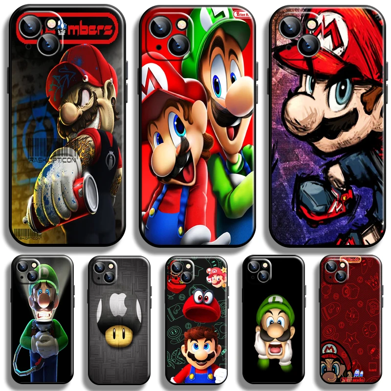 Cartoon Cute Super Mario Bros For Apple iPhone 13 12 11 Pro 12 13 Mini X XR XS Max SE 5 6 6s 7 8 Plus Phone Case Black Funda
Cartoon Cute Super Mario Bros For Apple iPhone 13 12 11 Pro 12 13 Mini X XR XS Max SE 5 6 6s 7 8 Plus Phone Case Black Funda