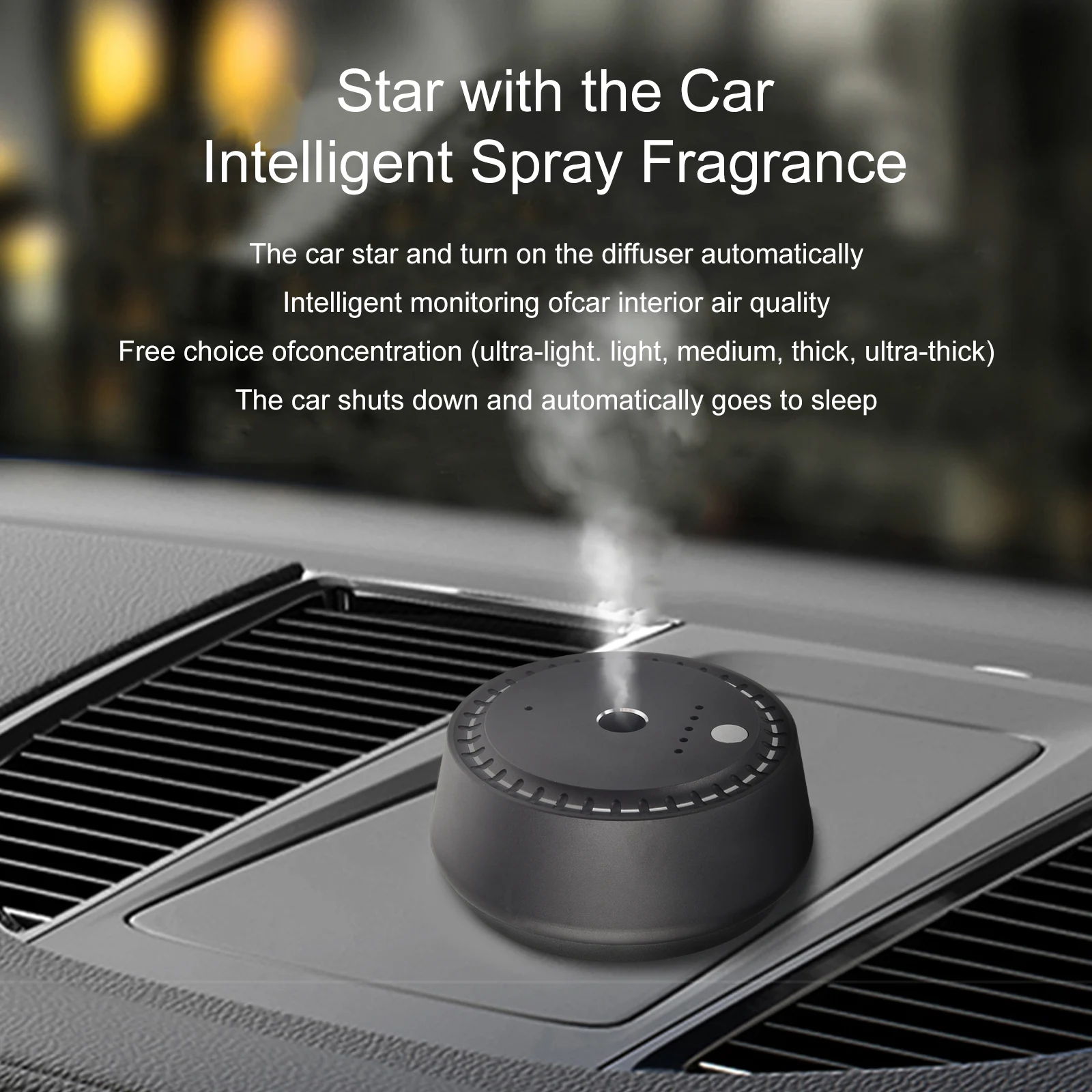 Auto Air Diffuser Electric Spray Car Perfume Auto Air Freshener Flavoring Purifying Deodorant Car Aromatherapy
Auto Air Diffuser Electric Spray Car Perfume Auto Air Freshener Flavoring Purifying Deodorant Car Aromatherapy