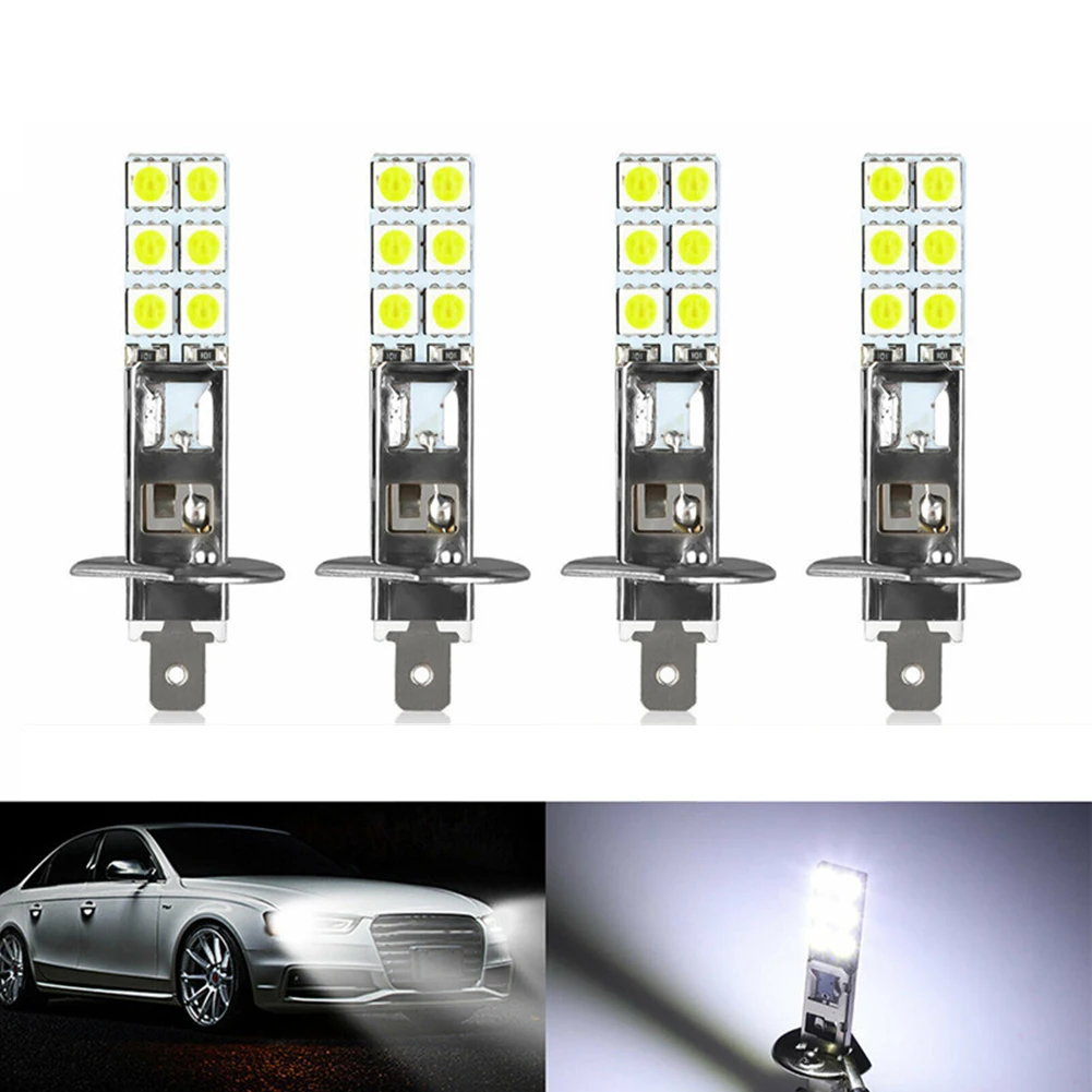 4pcs H1 LED Bulb Conversion Kit High And Low Beam Super Bright 6500K White 55w Universal H1 LED Fog Light Bulbs Replacement
4pcs H1 LED Bulb Conversion Kit High And Low Beam Super Bright 6500K White 55w Universal H1 LED Fog Light Bulbs Replacement