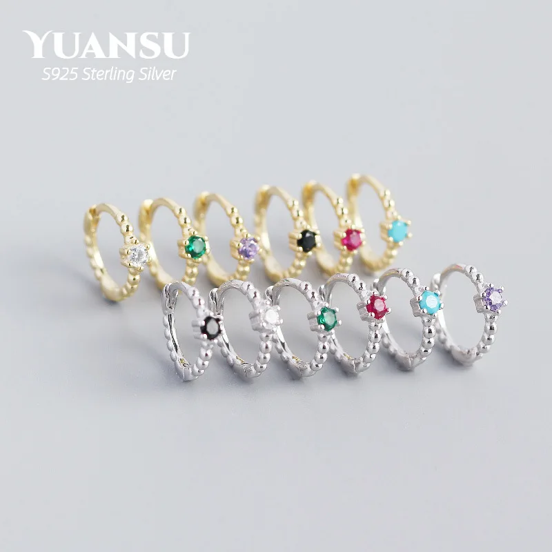 Real S925 Sterling Silver Minimalist Colorful Zircon Charming Small Earrings for Women Fashion Rock Unisex Party Jewelry Gifts
Real S925 Sterling Silver Minimalist Colorful Zircon Charming Small Earrings for Women Fashion Rock Unisex Party Jewelry Gifts