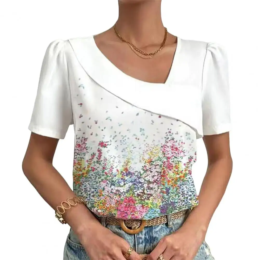 Women Blouse Lightweight Shirt Top Breathable Loose-fitting Print Women Shirt Top for Girl
Women Blouse Lightweight Shirt Top Breathable Loose-fitting Print Women Shirt Top for Girl