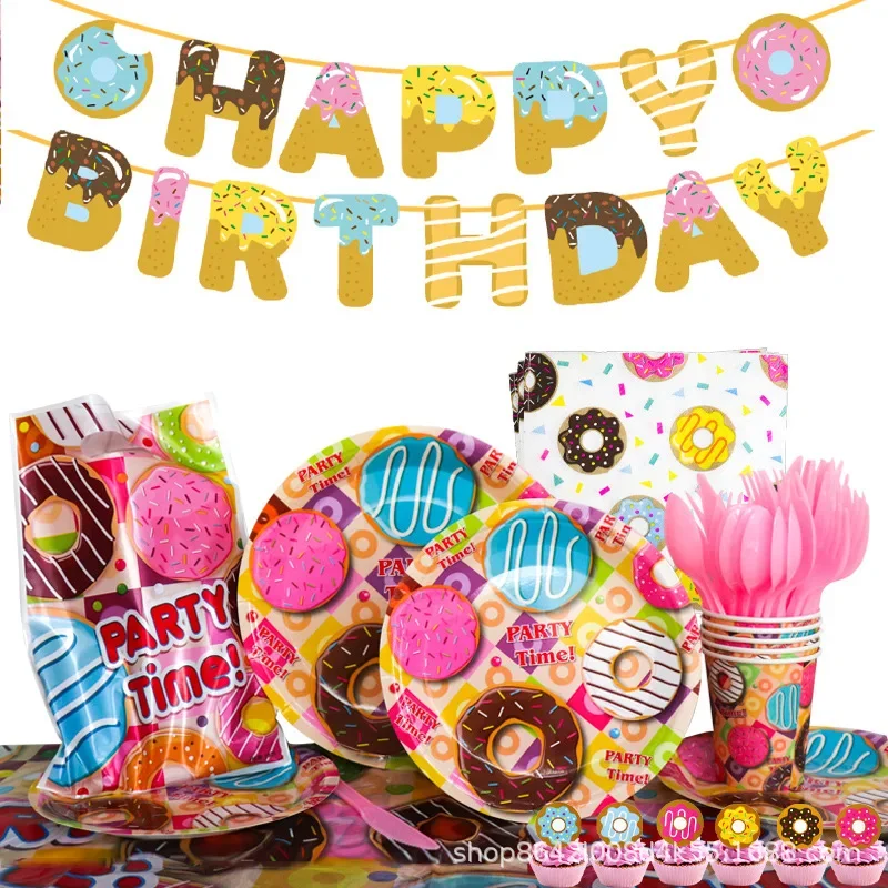 Donut Party Kit Paper Cups Plates Napkins Ice Cream Balloon Candy Baby Shower Decoration Kids Birthday Party Decor
Donut Party Kit Paper Cups Plates Napkins Ice Cream Balloon Candy Baby Shower Decoration Kids Birthday Party Decor