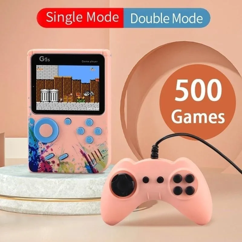 Video Game Console Mini Portable Retro TV Handheld Game Player Built-in 500 Games LCD Screen AV Output Support 2 Player Gamepad
Video Game Console Mini Portable Retro TV Handheld Game Player Built-in 500 Games LCD Screen AV Output Support 2 Player Gamepad