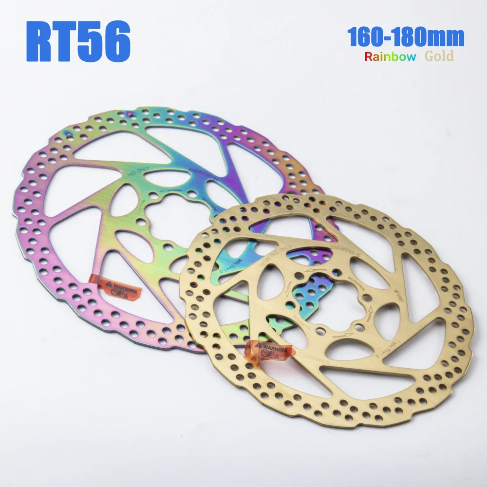 

RT56 Disc Brake 160mm Mtb Road Bike Rotor 180mm Stainless Steel 6 Bolt Efficient Cooling Disc Bicycle Parts