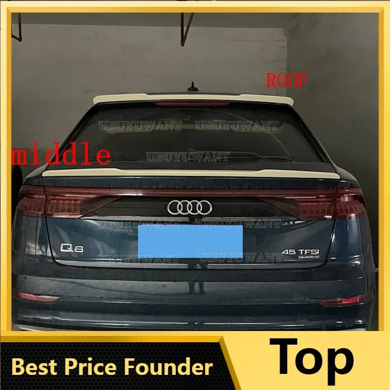 Задний спойлер на крышу для Audi Q8 S-Line 2018-удлинение заднего крыла из АБС-пластика глянцевый черный Автомобильный хвост крыло багажника универсальный спойлер
Задний спойлер на крышу для Audi Q8 S-Line 2018-удлинение заднего крыла из АБС-пластика глянцевый черный Автомобильный хвост крыло багажника универсальный спойлер
