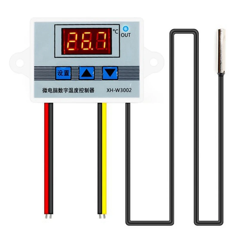 Retail XH-W3002 Digital 12V 120W LED Temperature Controller Microcomputer Thermostat Controller Switch Module
Retail XH-W3002 Digital 12V 120W LED Temperature Controller Microcomputer Thermostat Controller Switch Module