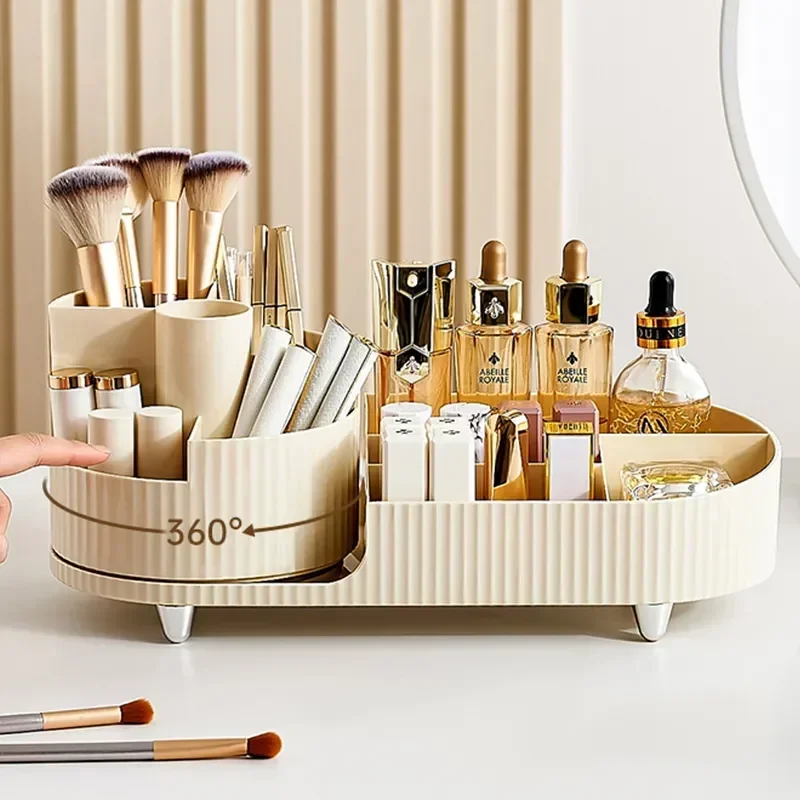 

Make Container Holder Makeup Up Storag Brush Vanity Box Box Luxury Lipsticks New Rotating Cosmet 360° Organizer Organiser Makeup