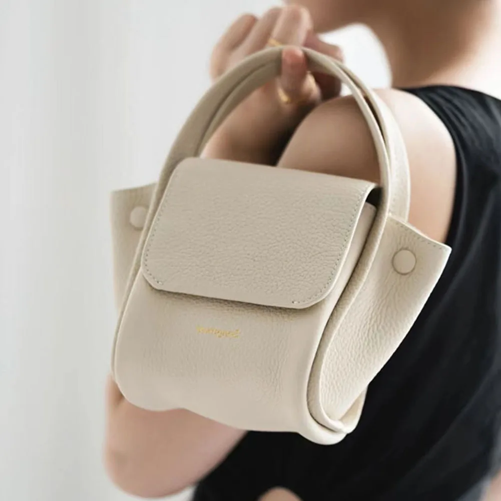 Genuine Leather Handbag Mini Crossbody Bag Bucket Bags 
Genuine Leather Handbag Mini Crossbody Bag Bucket Bags