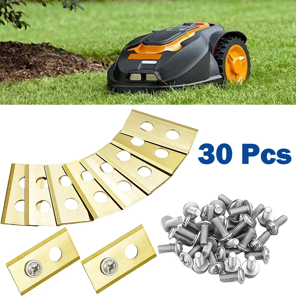 Lawn Robot Blade Golden Titanium Plating Lawn Mover Replacement Blade ForLandroid-Landxcape Robot Automatic Moving Machine
Lawn Robot Blade Golden Titanium Plating Lawn Mover Replacement Blade ForLandroid-Landxcape Robot Automatic Moving Machine