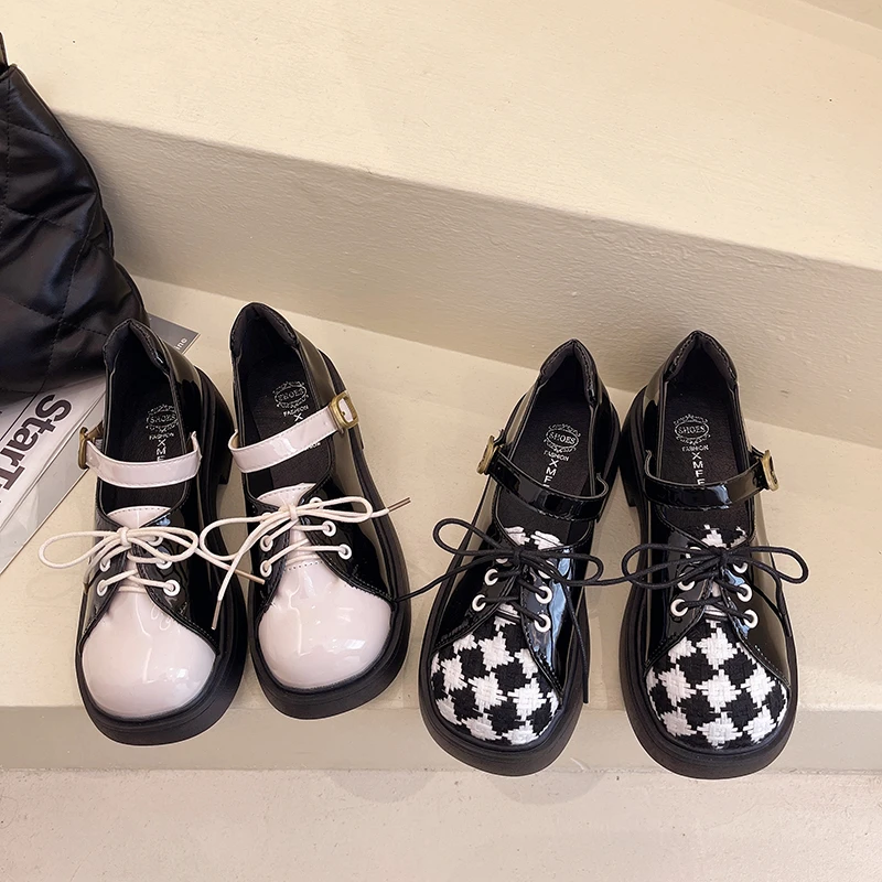 Retro Woman Shoes Mixed Colors Oxfords Female Footwear British Style Casual Sneaker Round Toe Cross New Leather Dress Summer
Retro Woman Shoes Mixed Colors Oxfords Female Footwear British Style Casual Sneaker Round Toe Cross New Leather Dress Summer