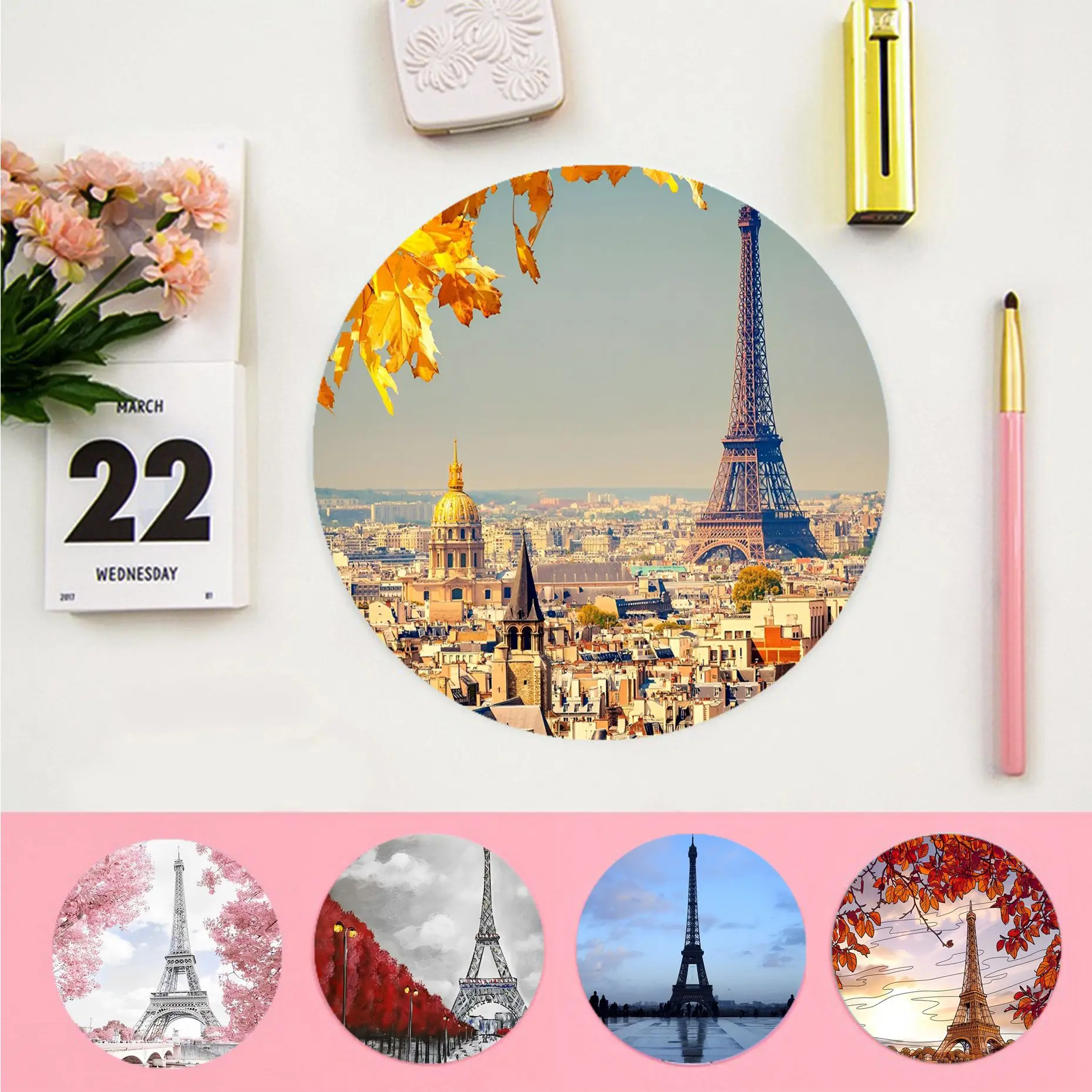 France Paris Eiffel Anti-Slip Round Office Computer Desk Mat Table Keyboard Big Mouse Pad Laptop Cushion Non-slip For PC Desk
France Paris Eiffel Anti-Slip Round Office Computer Desk Mat Table Keyboard Big Mouse Pad Laptop Cushion Non-slip For PC Desk