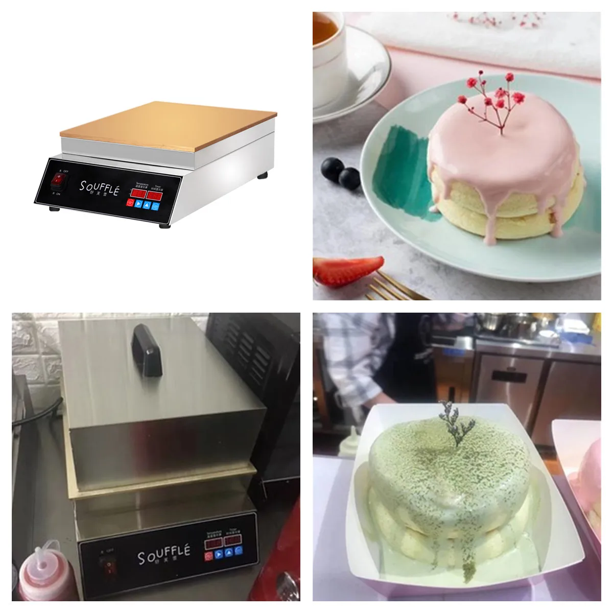 Commercial 110V 220V Single Plate Fluffy Souffle Machine Souffle Pastry Pan Cake Equipment Mini Pancake Maker Kitchen Appliance
Commercial 110V 220V Single Plate Fluffy Souffle Machine Souffle Pastry Pan Cake Equipment Mini Pancake Maker Kitchen Appliance