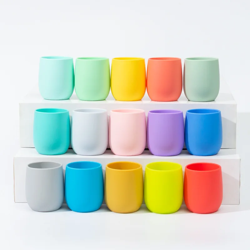 Pure Color Baby Snack Cup Anti Scalding Food Grade Silicone Water Cup Learn To Drink Cup For Children
Pure Color Baby Snack Cup Anti Scalding Food Grade Silicone Water Cup Learn To Drink Cup For Children