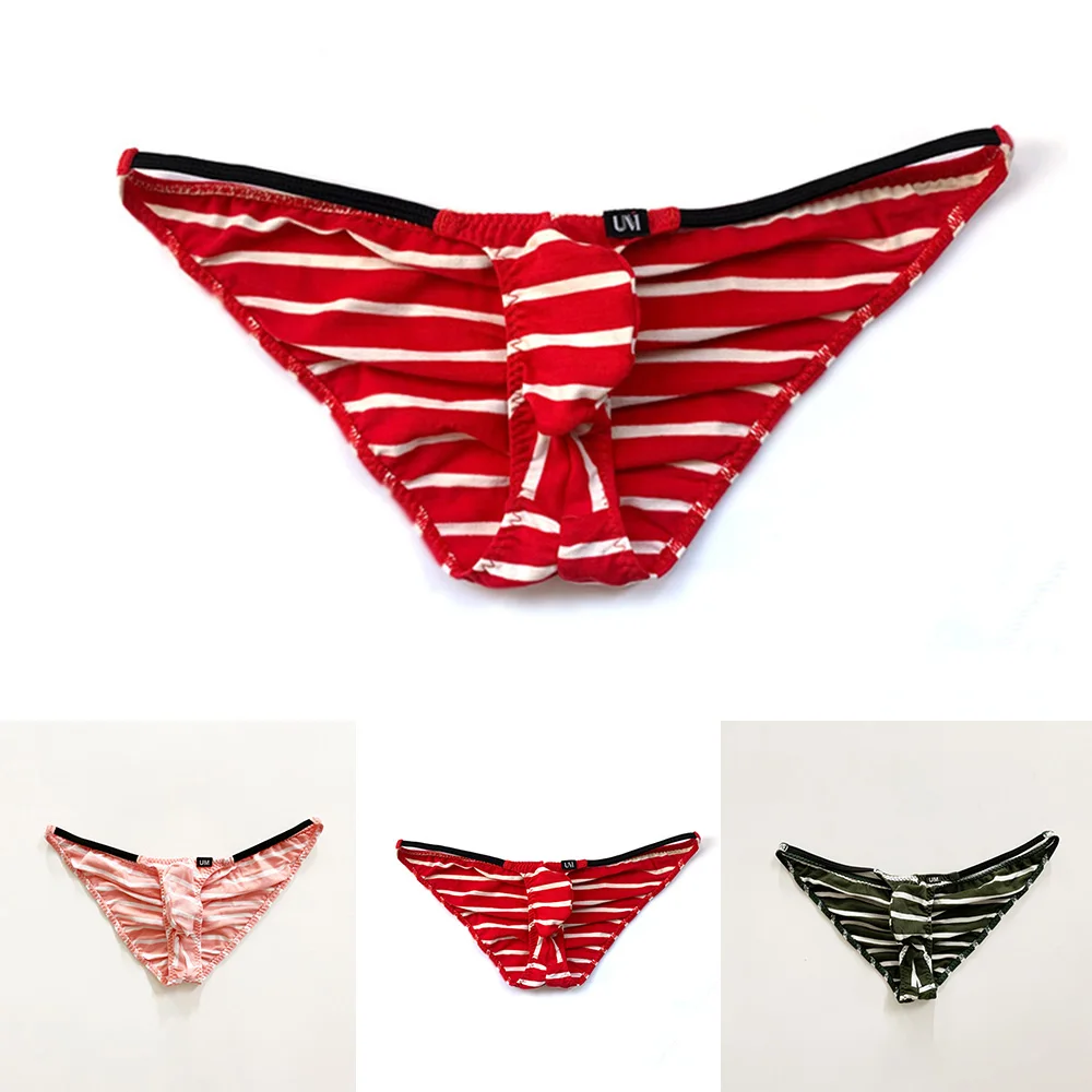 Striped Panties Men's Bulge Pouch Tanga Underwear Male Elastic Swim Micro Swimwear Low Rise Thong String T-Back Underclothes
Striped Panties Men's Bulge Pouch Tanga Underwear Male Elastic Swim Micro Swimwear Low Rise Thong String T-Back Underclothes