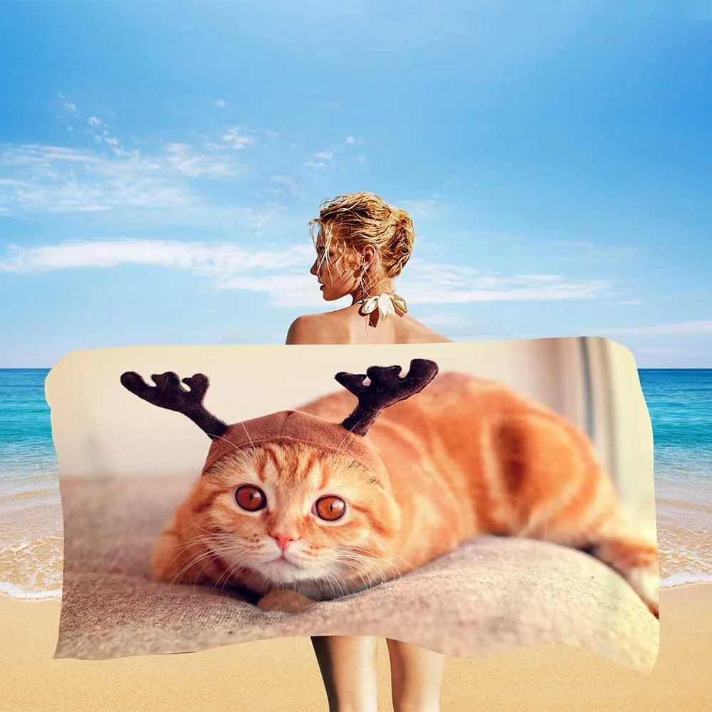 Cute Cat Beach Towel Face Wash Towels Bathroom Kawaii Microfiber Animal Bath Towel Christmas Girls Kid Gift Quick Dry Soft Towel
Cute Cat Beach Towel Face Wash Towels Bathroom Kawaii Microfiber Animal Bath Towel Christmas Girls Kid Gift Quick Dry Soft Towel