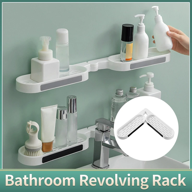 180° Punch-free Bathroom Revolving Rack Wall-mounted Toilet Washstand Kitchen Wall Storage Rack Foldable Bathroom Organizer Rack
180° Punch-free Bathroom Revolving Rack Wall-mounted Toilet Washstand Kitchen Wall Storage Rack Foldable Bathroom Organizer Rack