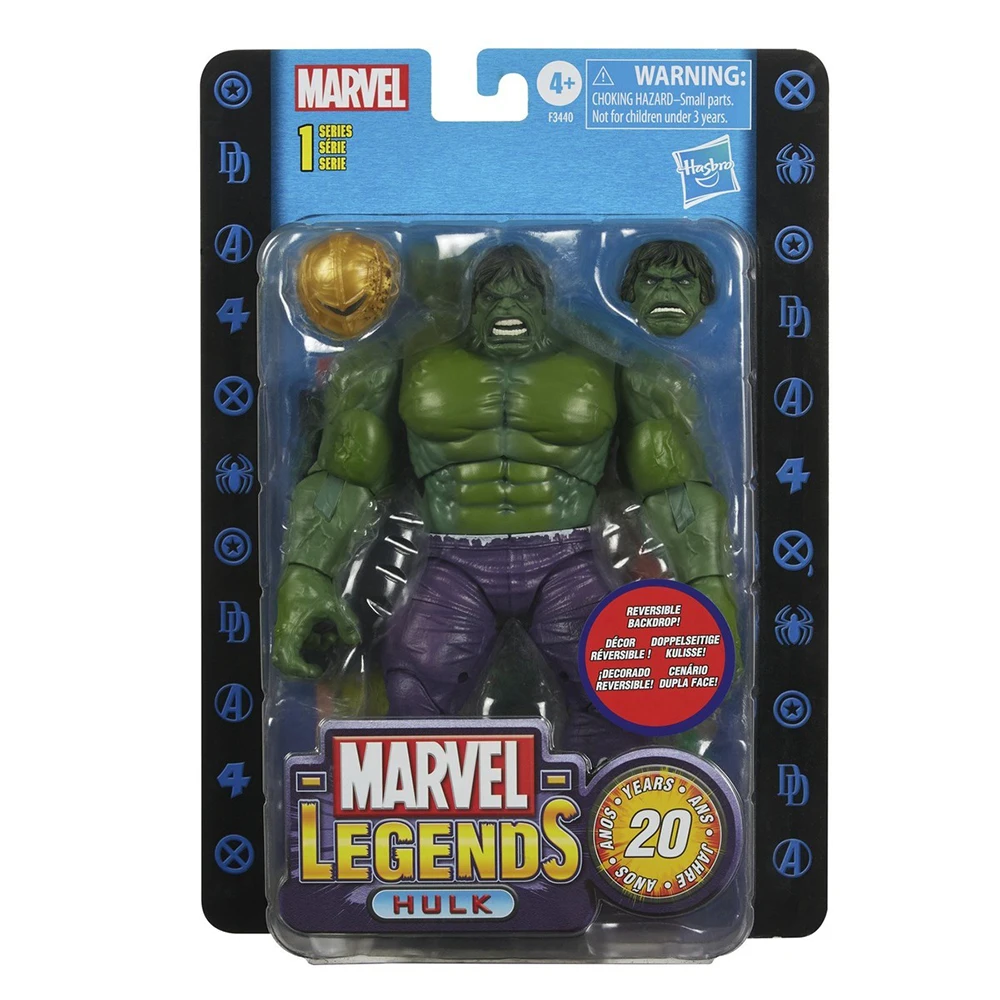 

[In Stock] Hasbro Marvel Legends Toy Biz 20th Anniversary Series 1 Hulk 6-inch Action Comic Figure Collectible Model Toys F3440