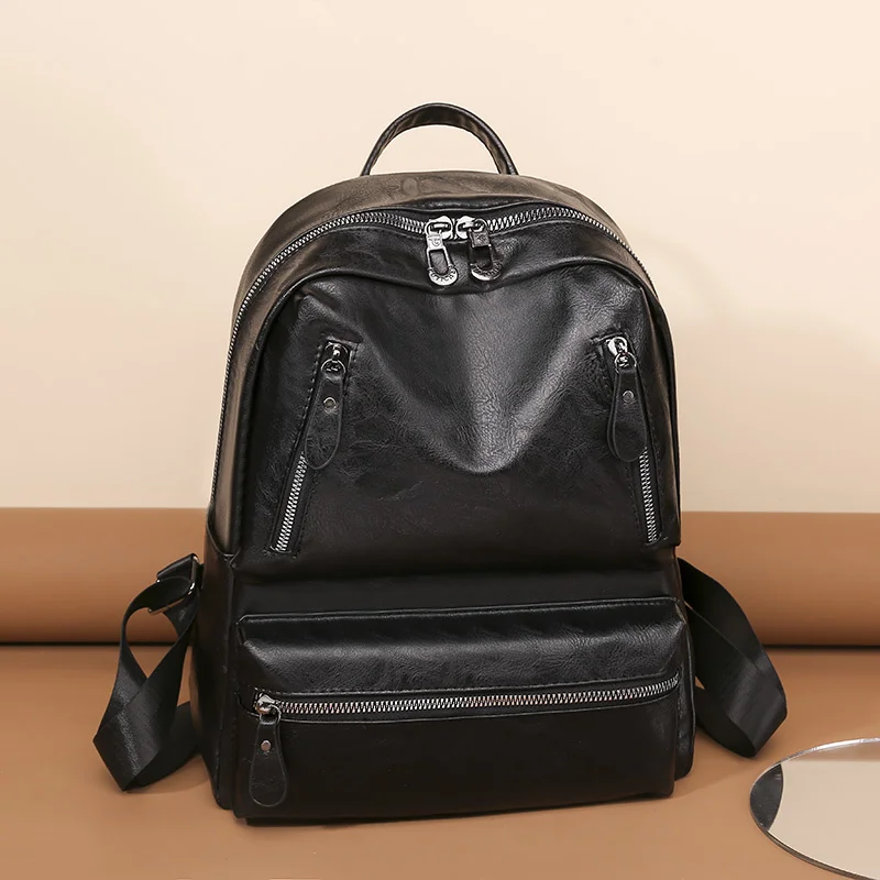 

Роскошный женский рюкзак из воловьей кожи, многофункциональные дорожные сумки, Новый Винтажный женский рюкзак, вместительная школьная сумка для студентов