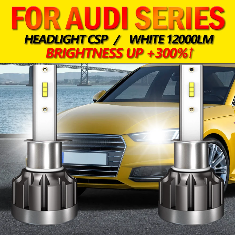 Front Car LED Headlight H7 Bulbs H11 H1 H8 H9 9005 9006 H4 HB3 HB4 Auto Lamps For Audi A1 A3 A4 A5 A6 A7 A8 Q3 Q5 Q7 TT
Front Car LED Headlight H7 Bulbs H11 H1 H8 H9 9005 9006 H4 HB3 HB4 Auto Lamps For Audi A1 A3 A4 A5 A6 A7 A8 Q3 Q5 Q7 TT