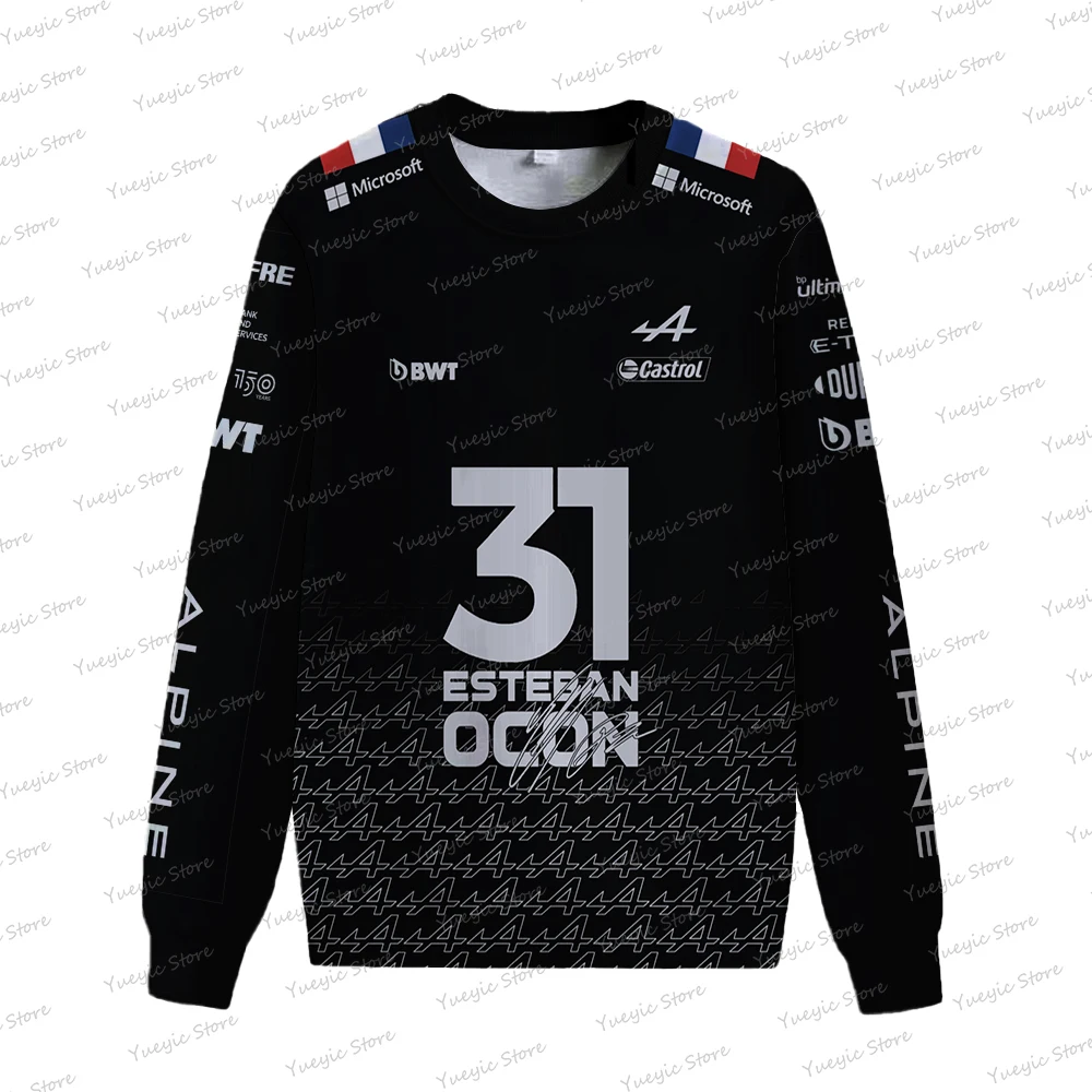 For Alpine Team Hot Sale F1 Formula One Team No.14 #31 Extreme Sports Crew Neck Sweatshirt High Quality Plus Size Men's Pullover
For Alpine Team Hot Sale F1 Formula One Team No.14 #31 Extreme Sports Crew Neck Sweatshirt High Quality Plus Size Men's Pullover