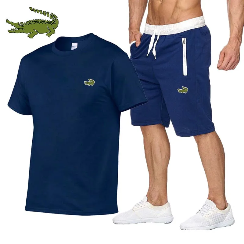 2022 spring, summer and autumn new men's suit fashion leisure sports printed T-shirt + Capri Pants Set
2022 spring, summer and autumn new men's suit fashion leisure sports printed T-shirt + Capri Pants Set
