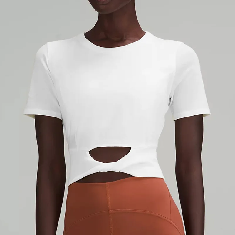 LULU Cropped Summer Short Sleeve Modal Cotton High Elastic Breathable Sports Top Yoga Running Gym Purity Sports Leisure T-shirt
LULU Cropped Summer Short Sleeve Modal Cotton High Elastic Breathable Sports Top Yoga Running Gym Purity Sports Leisure T-shirt