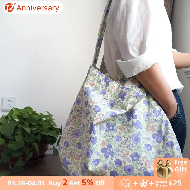 Vintage Purple Women Thin Cotton Handbags Floral Ladies Large Capacity Shopping Shoulder Bag Female Travel Tote Messenger Bags
Vintage Purple Women Thin Cotton Handbags Floral Ladies Large Capacity Shopping Shoulder Bag Female Travel Tote Messenger Bags
