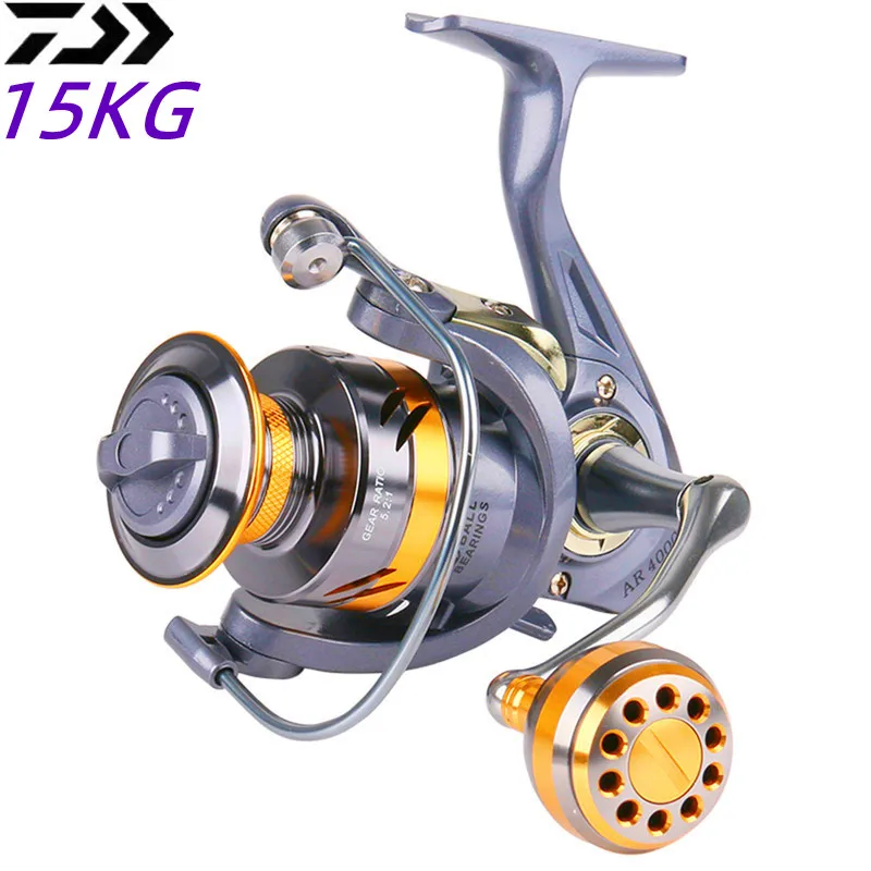 

DAIWA New AR All Metal Fishing Drum 15Kg Maximum Resistance Rotary Fishing Coil Shallow Line Shaft Suitable for All Waters
