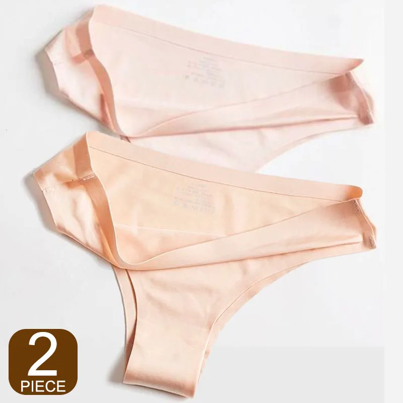 2pcs Thong Panties Seamless Silk Underwear Brief Sexy T-Back Tanga Lingerie Women G String Thongs Panty Breeches Woman Briefs
2pcs Thong Panties Seamless Silk Underwear Brief Sexy T-Back Tanga Lingerie Women G String Thongs Panty Breeches Woman Briefs