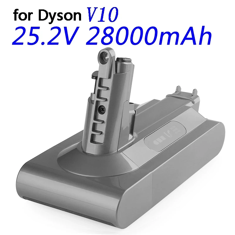 New 25.2V Battery 28000mAh Replacement Battery for Dyson V10 Absolute Cord-Free Vacuum Handheld Vacuum Cleaner Dyson V10 Battery 
New 25.2V Battery 28000mAh Replacement Battery for Dyson V10 Absolute Cord-Free Vacuum Handheld Vacuum Cleaner Dyson V10 Battery