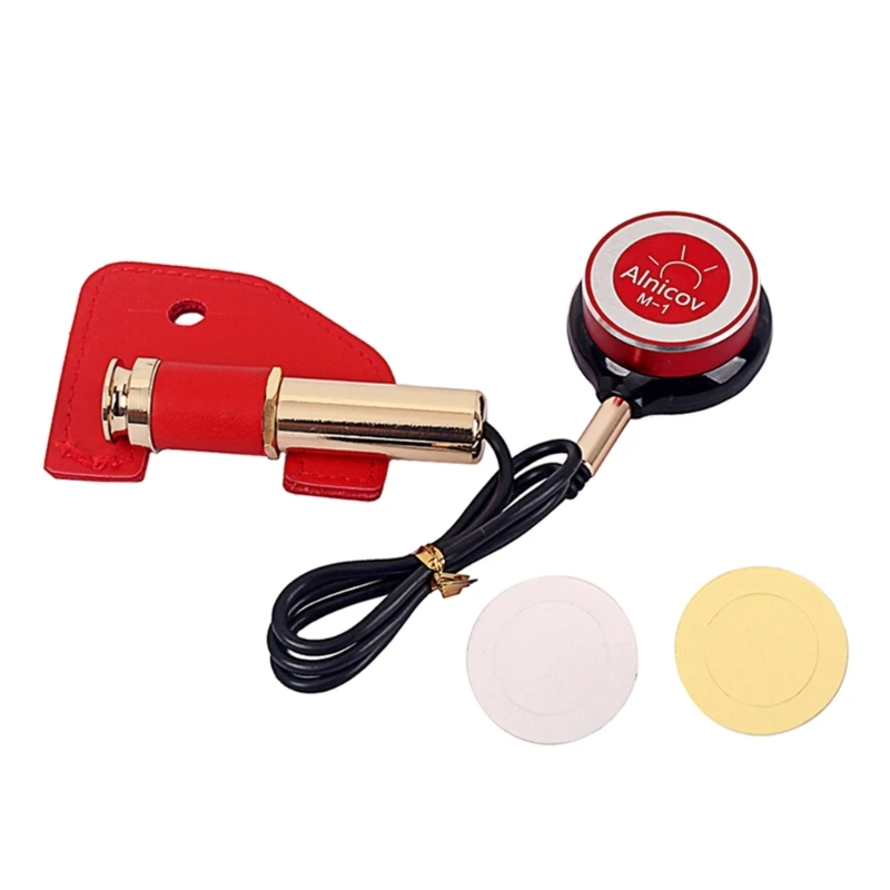 Violin Microphone Pickup Microphone Contact Piezo Pickup Jack 1/4" Suitable for Guitar Ukulele Violin Mandolin Banjo
Violin Microphone Pickup Microphone Contact Piezo Pickup Jack 1/4" Suitable for Guitar Ukulele Violin Mandolin Banjo
