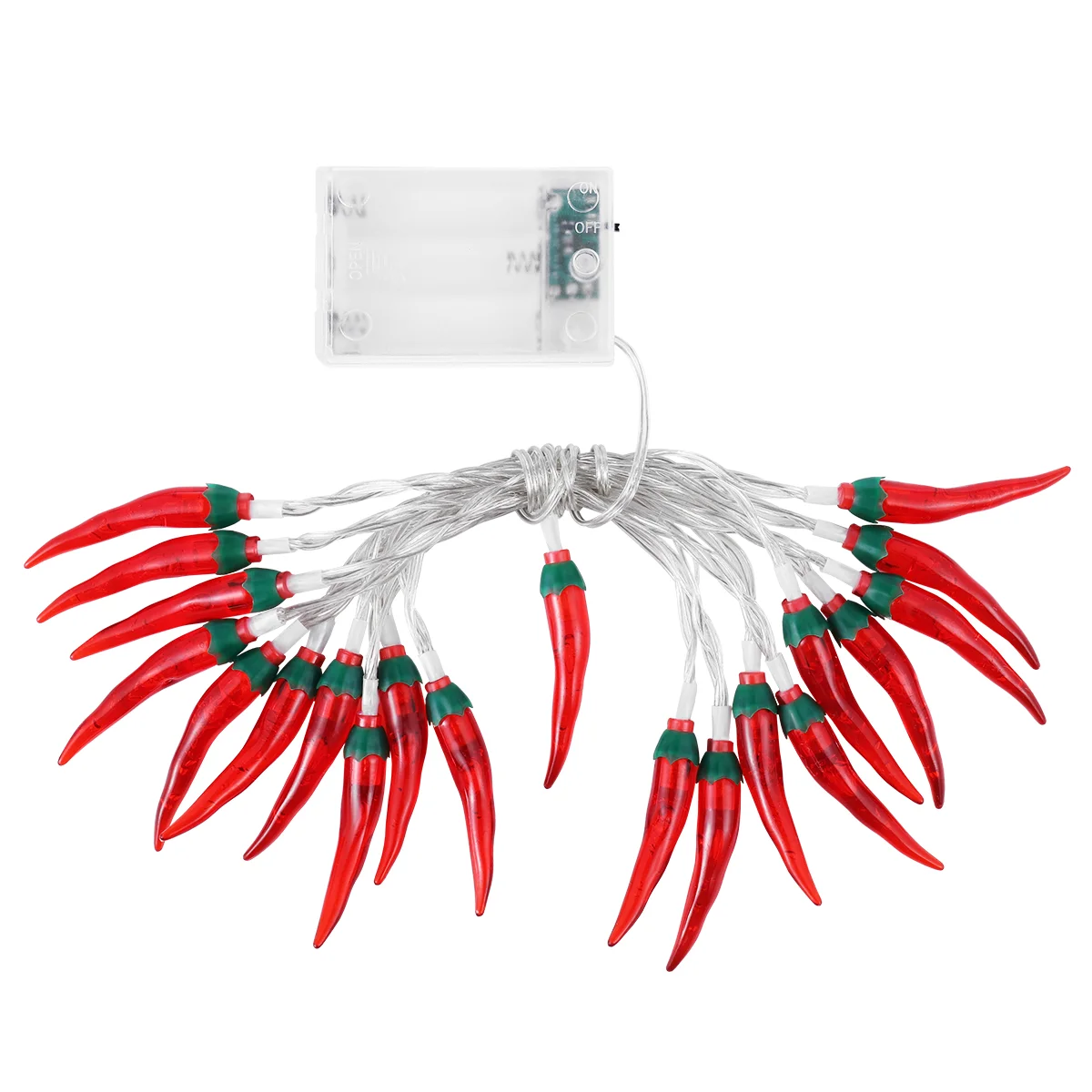3 Meters 20 LEDs Balcony String Lights Camping Lights Pepper Lights Chili String Lights Chili Lights
3 Meters 20 LEDs Balcony String Lights Camping Lights Pepper Lights Chili String Lights Chili Lights