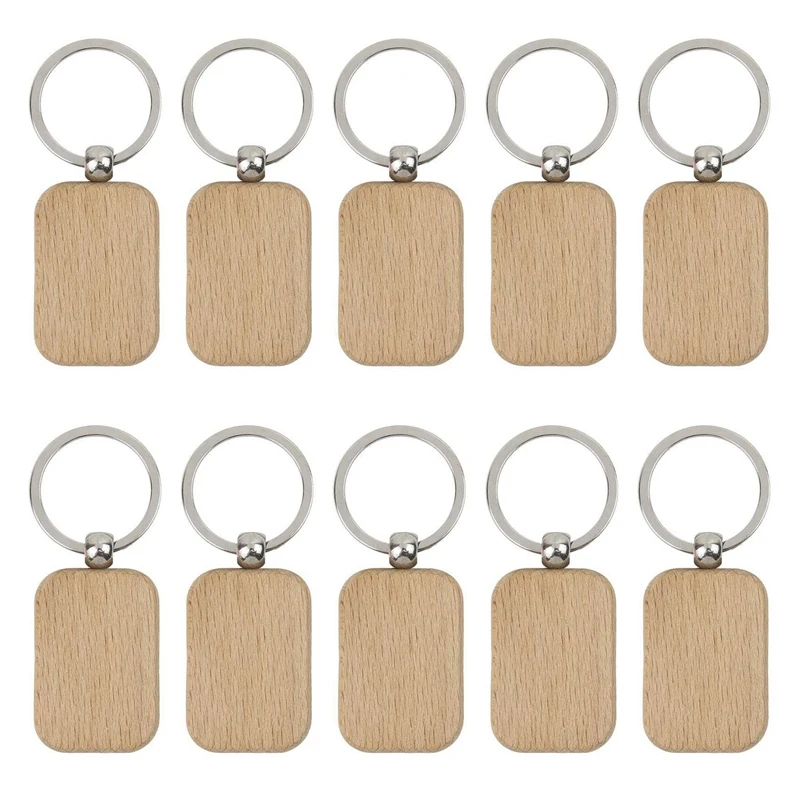 BMBY-20 Pack Blank Wooden Key Chain Unfinished Wood Pendant Blanks With Keyrings For EDC Tags DIY Key Craft Supplies
BMBY-20 Pack Blank Wooden Key Chain Unfinished Wood Pendant Blanks With Keyrings For EDC Tags DIY Key Craft Supplies