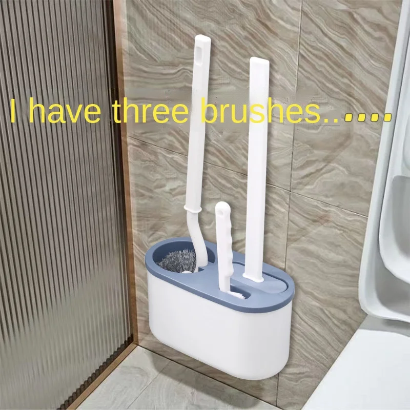 Brush toilet wall-mounted toilet without punching silicone brush with long handle and no dead angle toilet cleaning brush
Brush toilet wall-mounted toilet without punching silicone brush with long handle and no dead angle toilet cleaning brush