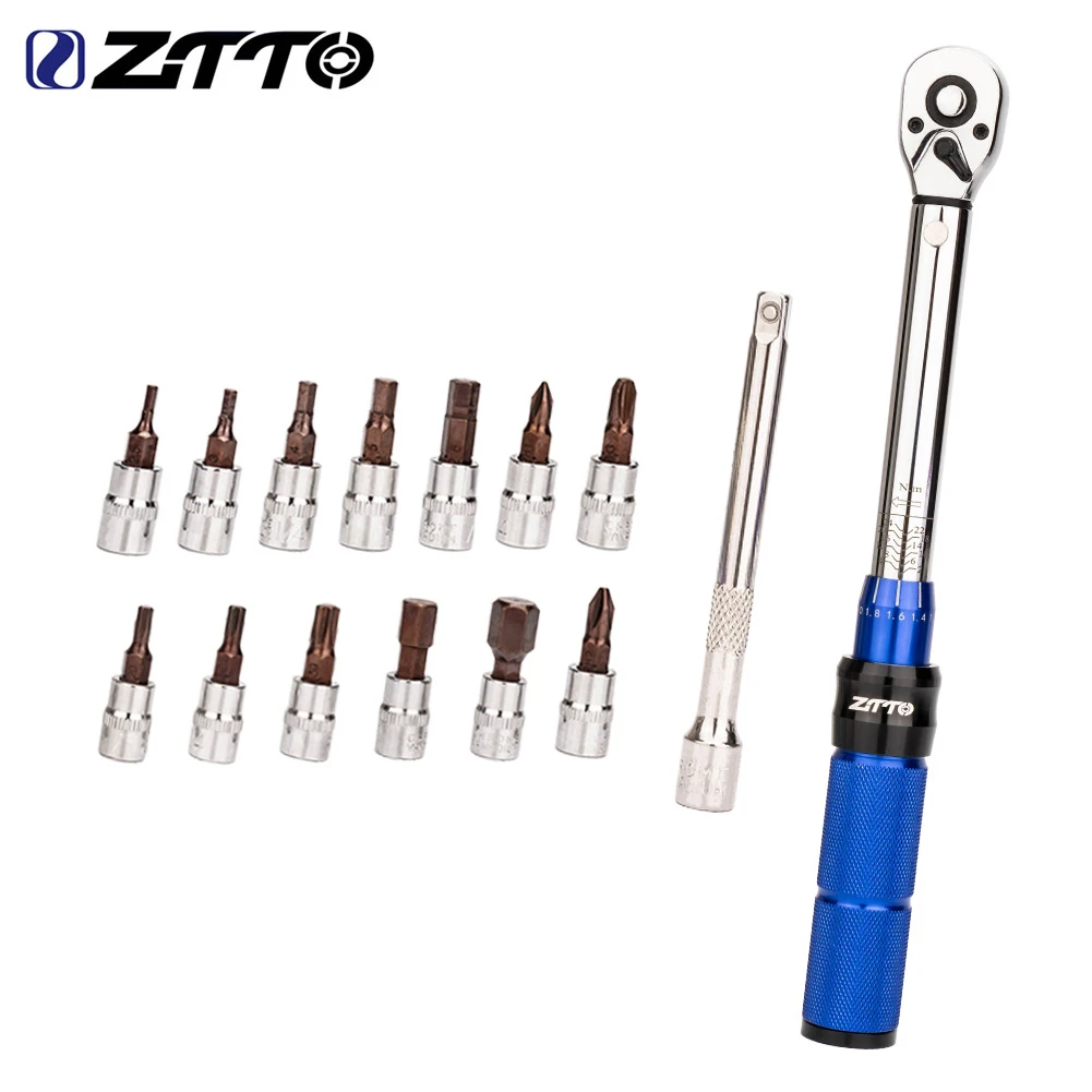 ZTTO Bicycle Maintenance Tool with Scale Ratchet Spanner 1/4 Inch 2-24Nm Ratchet Torque Wrench Precise Repair Tools Set
ZTTO Bicycle Maintenance Tool with Scale Ratchet Spanner 1/4 Inch 2-24Nm Ratchet Torque Wrench Precise Repair Tools Set